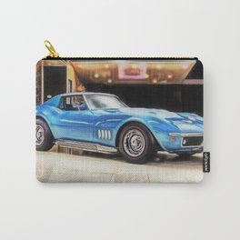Vintage 1969 Ocean blue 427 Stingray Vette Big Block Carry-All Pouch | 1969, Classiccars, Ofalltime, Musclecars, Pebblebeach, Classic, 427, Fast, Curated, Americanmuscle 