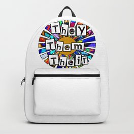 They Them Their Graffiti Sunrays Backpack