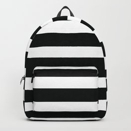 Black & White Stripes Backpack