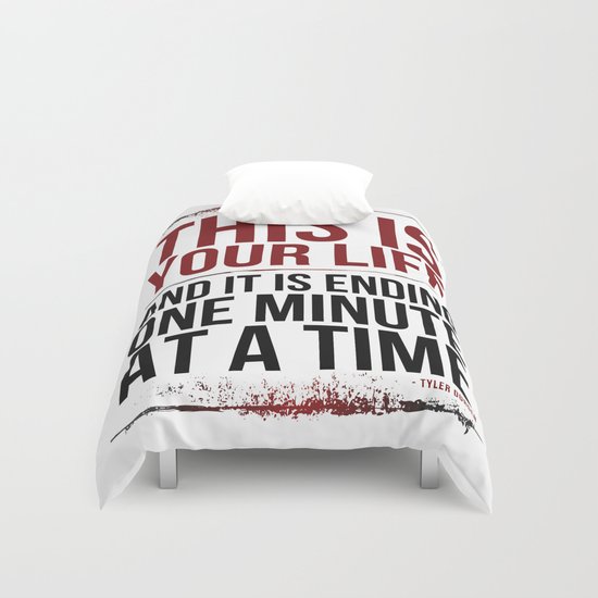 Fight Club This Is Your Life Duvet Cover By