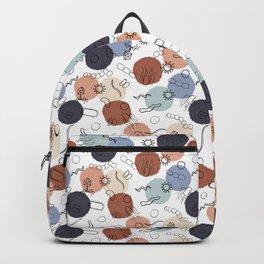 Vintage Microbiology on White Backpack