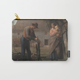 Jean-François Millet - Farmer Inserting a Graft on a Tree Carry-All Pouch