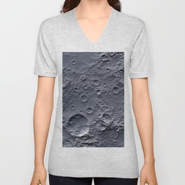Moon Surface V Neck T Shirt