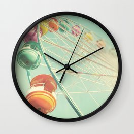 Rainbow Wheel Wall Clock