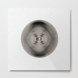 X-ray diffraction image of DNA Metal Print