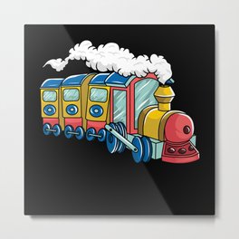 Kids train children locomotive - express train Metal Print