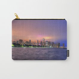 The Chicago, Illinois skyline at night Carry-All Pouch
