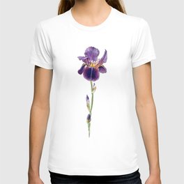 Purple iris T Shirt
