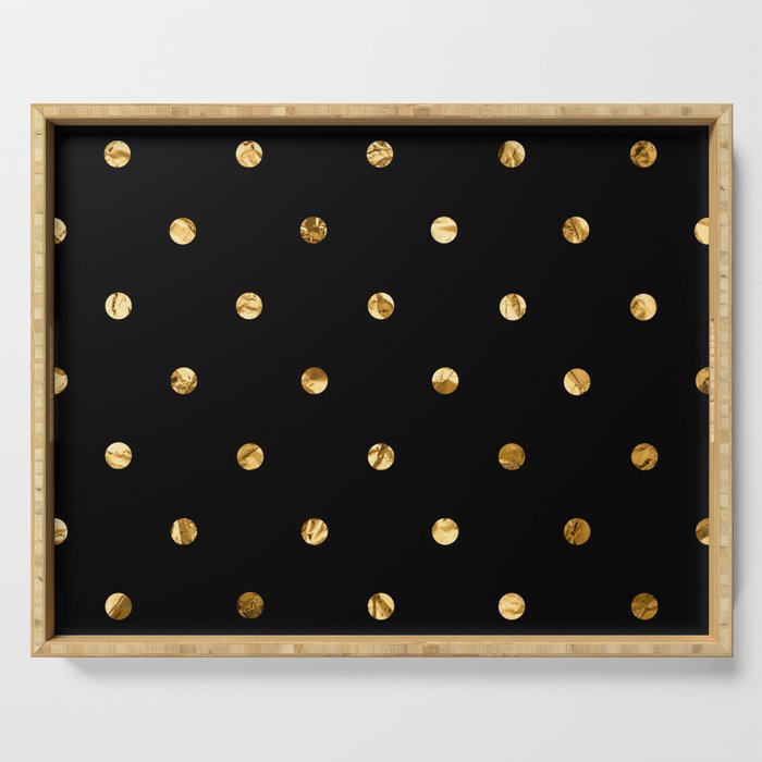 Black Gold Serving Tray By The, Coffee Table Tray Black And Gold