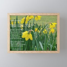 Dirge of the Daffodil Framed Mini Art Print