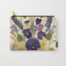 Pansy Garden Carry-All Pouch
