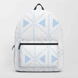 Pattens Blue Art Deco Triangles | Beautiful Interior Design Backpack