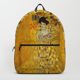 Gustav Klimt (Austrian,1862-1918) - Portrait of Adеlе Bloch-Bauer I (The Lady in Gold or The Woman in Gold) - 1907 - Art Nouveau - Golden phase - Oil on canvas - Digitally Enhanced Version - Backpack
