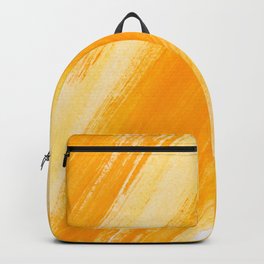 Yellow Orange Painting Pattern Backpack