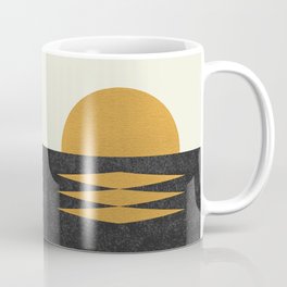 Sunset Geometric Midcentury style Coffee Mug