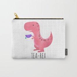 Tea-Rex | Pink Carry-All Pouch