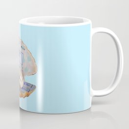 shell phone blue Coffee Mug