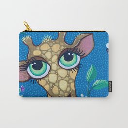Big eye Giraffe in the Jungle Carry-All Pouch
