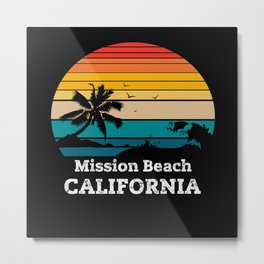 Mission Beach CALIFORNIA Metal Print
