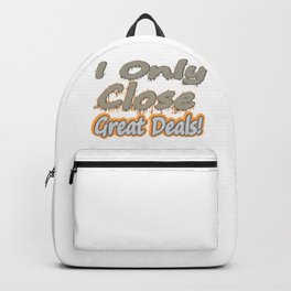 Cute Artwork Design About "Great Deals". Buy Now! Backpack