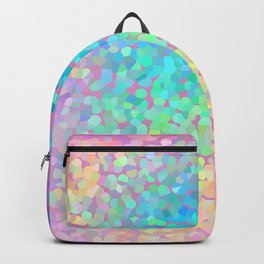 Pastel Rainbow Pointillized Design Backpack