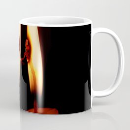 Candles burning together | Never-ending love | Melted wax and flame Coffee Mug