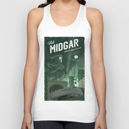 Midgar (Final Fantasy 7) Travel Poster Tank Top