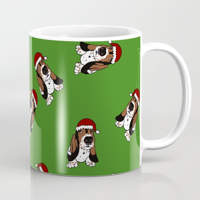 A Basset Full of Christmas Coffee Mug