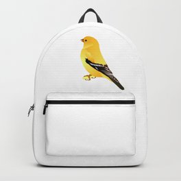 Gold Finch Cartoon Drawing Backpack