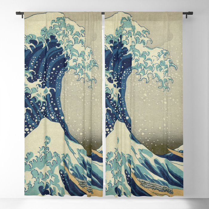 Lunarable Wave Culture Curtains, Drawn Hand Japanese送料無料 Kitchen Oriental  Style 66％以上節約 Kitchen