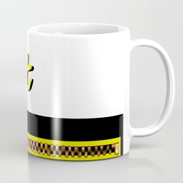 Zip it Black Yellow jGibney The MUSEUM Gifts Coffee Mug
