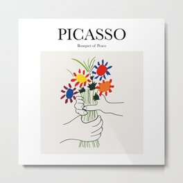Picasso - Bouquet of Peace Metal Print