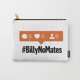 Billy No Mates – more than likes to life, a satirical take on social media iconography Carry-All Pouch | Comic, Instagram, Socialmedia, Media, Graphicdesign, Likes, Illustration, Humour, Icons, Digital 