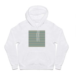 Blue-Green Beige Purple Horizontal Stripe Pattern 2021 Color of the Year Aegean Teal & Accent Shades Hoody