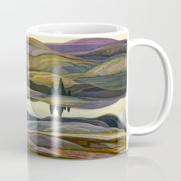 Canadian Landscape Franklin Carmichael Art Nouveau Post-Impressionism Mirror Lake Coffee Mug