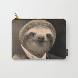 Gentleman Sloth with Monocle Carry-All Pouch
