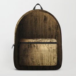 Old gold window at night Backpack