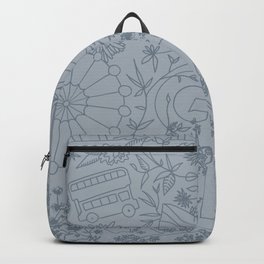DC NYC London - Powder Blue Backpack