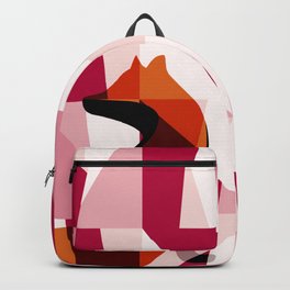 Fox Geometric Pattern Backpack