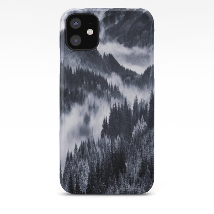 Misty Forest Mountains iPhone Case by vintageby2sweet | Society6