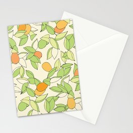 Mandarin Orange Tree Stationery Cards