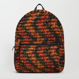 Colorful Fabric Pattern Backpack
