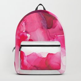 When The Heart Bleeds Backpack | Painting, Brightred, Watercolor, Red, Heart, Abstractart, Bleedingheart, Pink, Redabstract, Bleed 