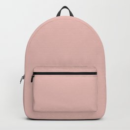 Pink Hibiscus light pastel solid color Backpack