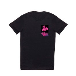 Mystical Pink Orchids Reflections T Shirt