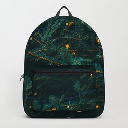 Evergreen and Golden Lights (Color) Backpack