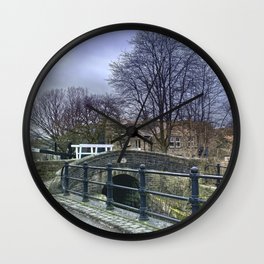 Slaithwaite Huddersfield  Wall Clock | Slaithwaite, Waterways, Photo, Bridge, Westyorkshire, Kirklees, Winter, Huddersfield, Yorkshire, Canal 
