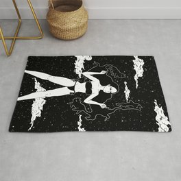 My guide (a cat's resting place) Rug