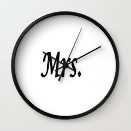Mrs. Wall Clock