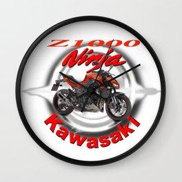 Speed Kawasaki Power Wall Clock